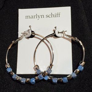 Marlyn Schiff hoop earrings